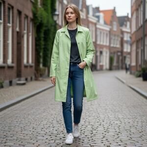 Rain Jacket Trench Coat Minimalist